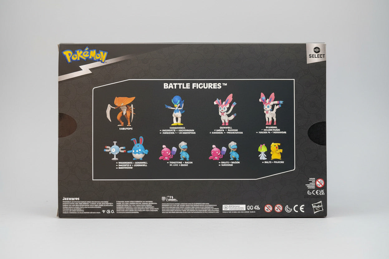 Pokemon Select Evolution Pack - Features 2-Inch Magikarp and 12-Inch Gyarados Battle Figures with Exclusive Finish