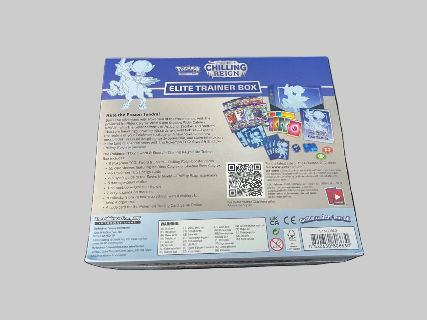 Pokémon TCG: Sword & Shield—Chilling Reign Elite Trainer Box