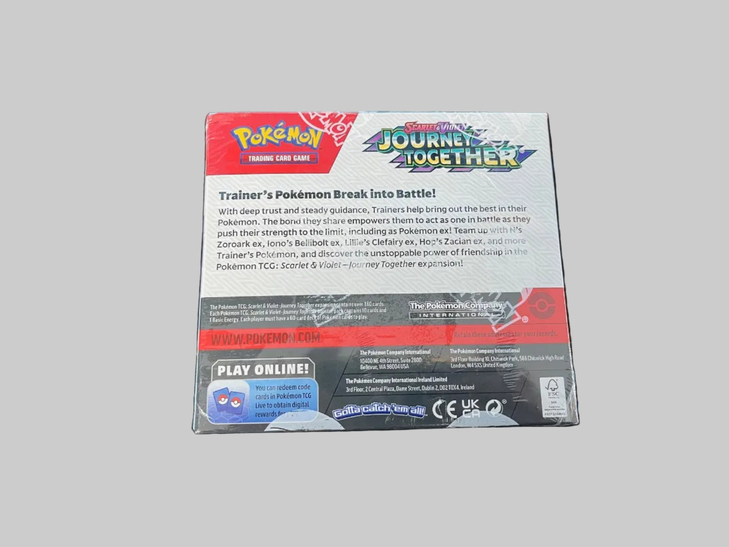 Pokémon TCG: Scarlet & Violet—Journey Together Booster Display (Enhanced Box)