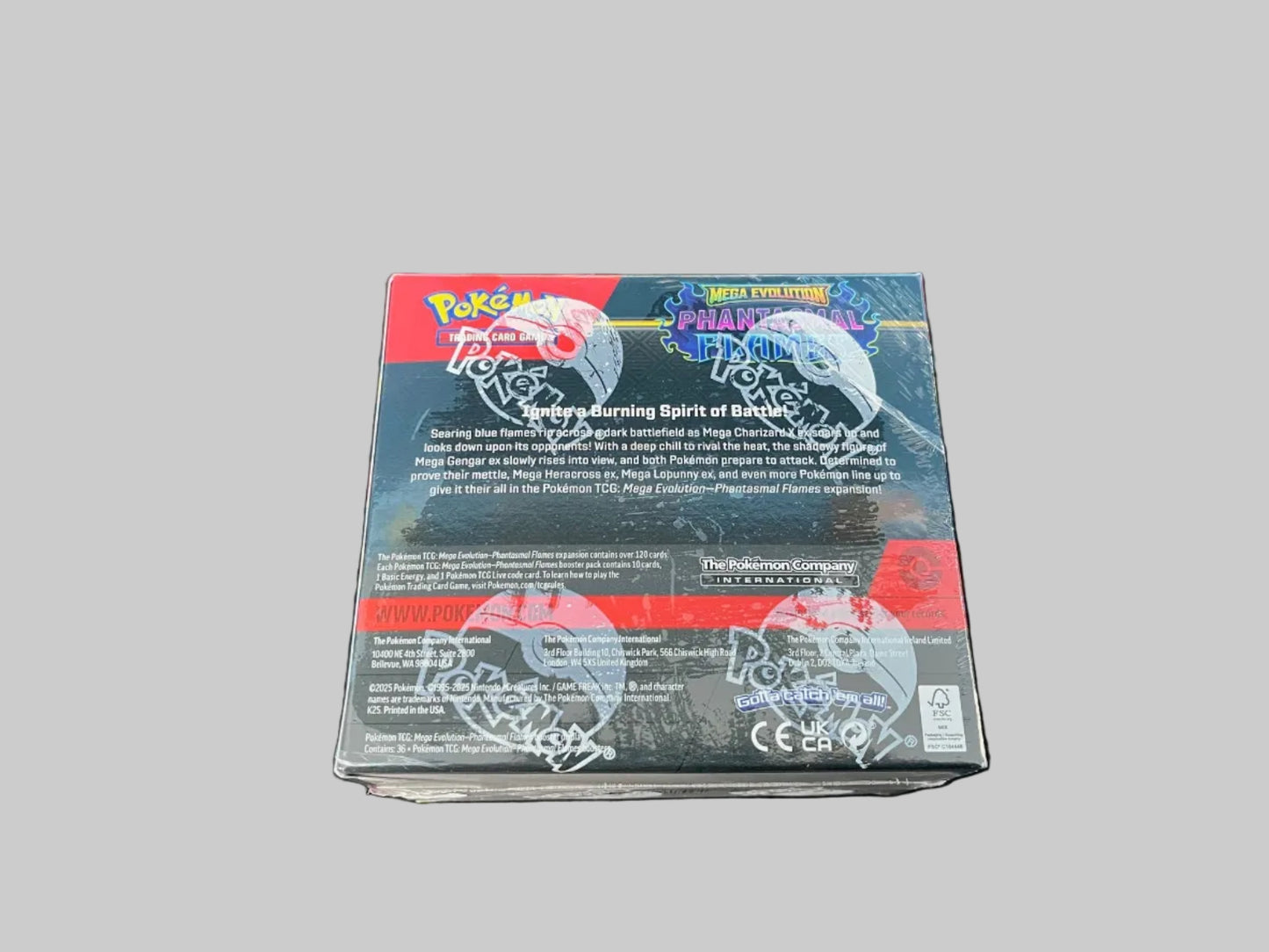 Pokémon TCG: Mega Evolution—Phantasmal Flames Booster Display