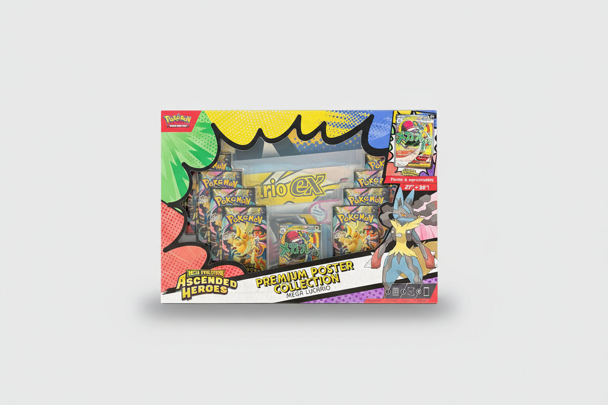 Pokemon TCG: Premium Poster Collection: Mega Lucario Ascended Heroes