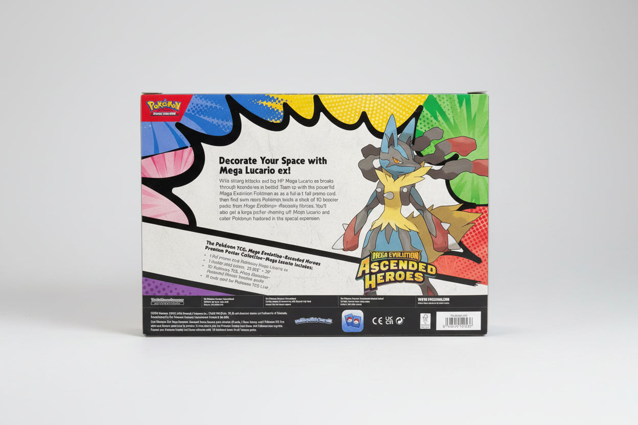 Pokemon TCG: Premium Poster Collection: Mega Lucario Ascended Heroes