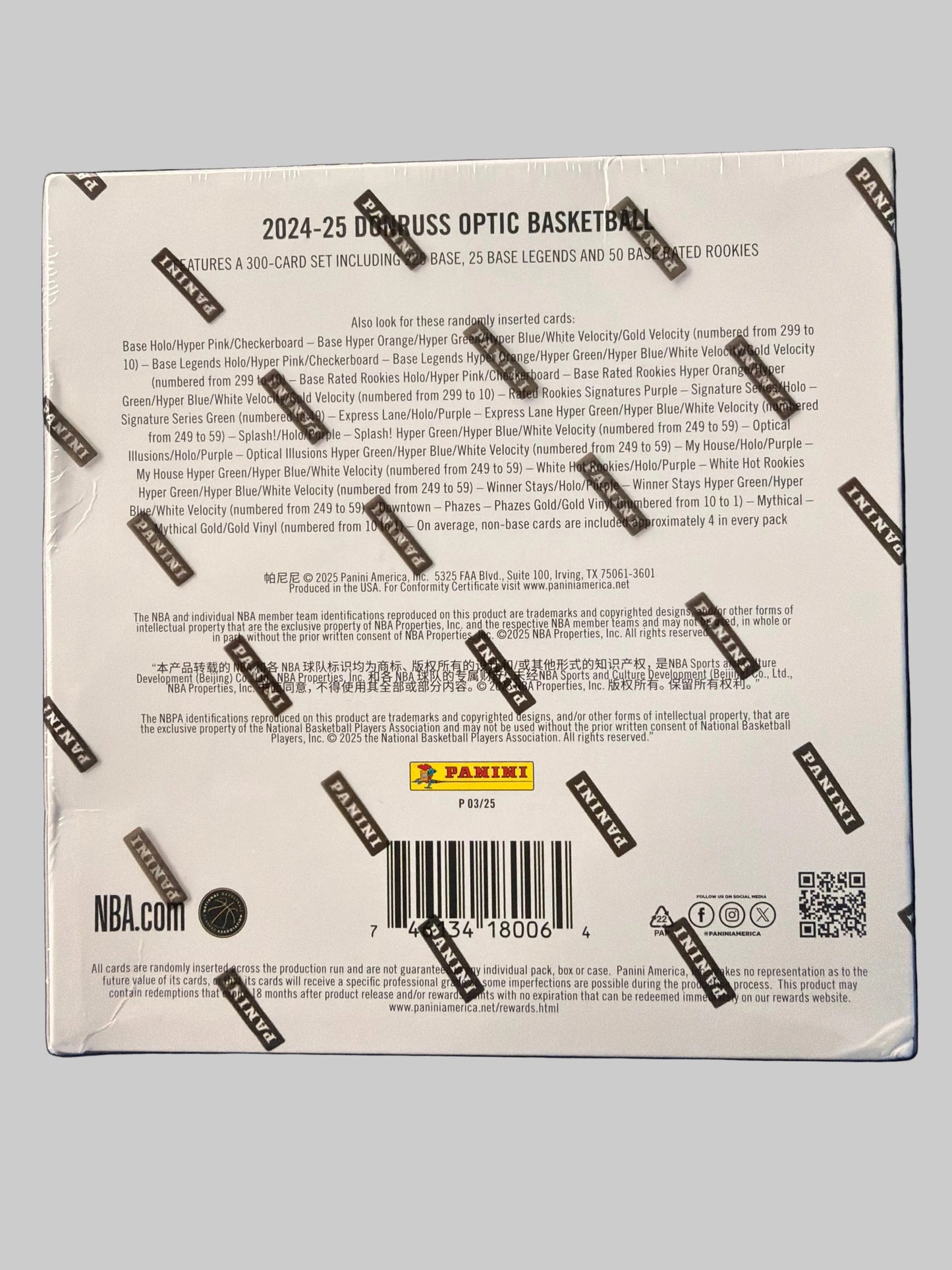 2024–25 Panini Donruss Optic Basketball Mega Box