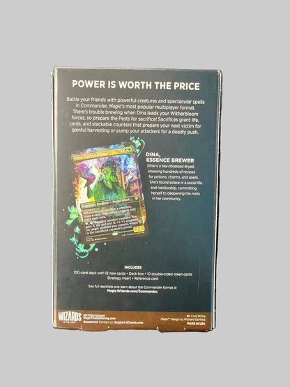 Magic The Gathering: Secrets of Strixhaven Commander Deck - Witherbloom Pestilence