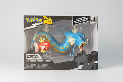 Pokemon Select Evolution Pack - Features 2-Inch Magikarp and 12-Inch Gyarados Battle Figures with Exclusive Finish