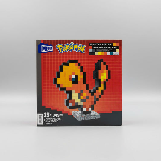 MEGA Pokémon Charmander Building Toy Kit (349 Pieces) Retro Set for Collectors