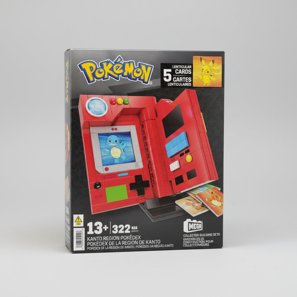 MEGA Pokémon Kanto Region Pokédex Building Kit (322Pieces)