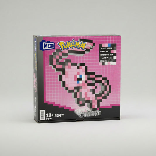 MEGA Pokémon Mew Building Toy Kit (434 Pieces) Retro Set for Collectors