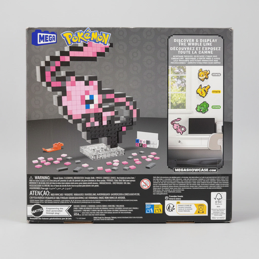 MEGA Pokémon Mew Building Toy Kit (434 Pieces) Retro Set for Collectors