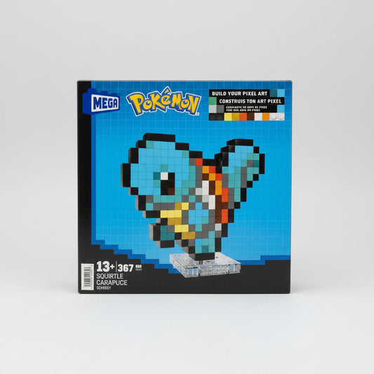 MEGA Pokémon Squirtle Building Toy Kit (367 Pieces) Retro Set for Collectors