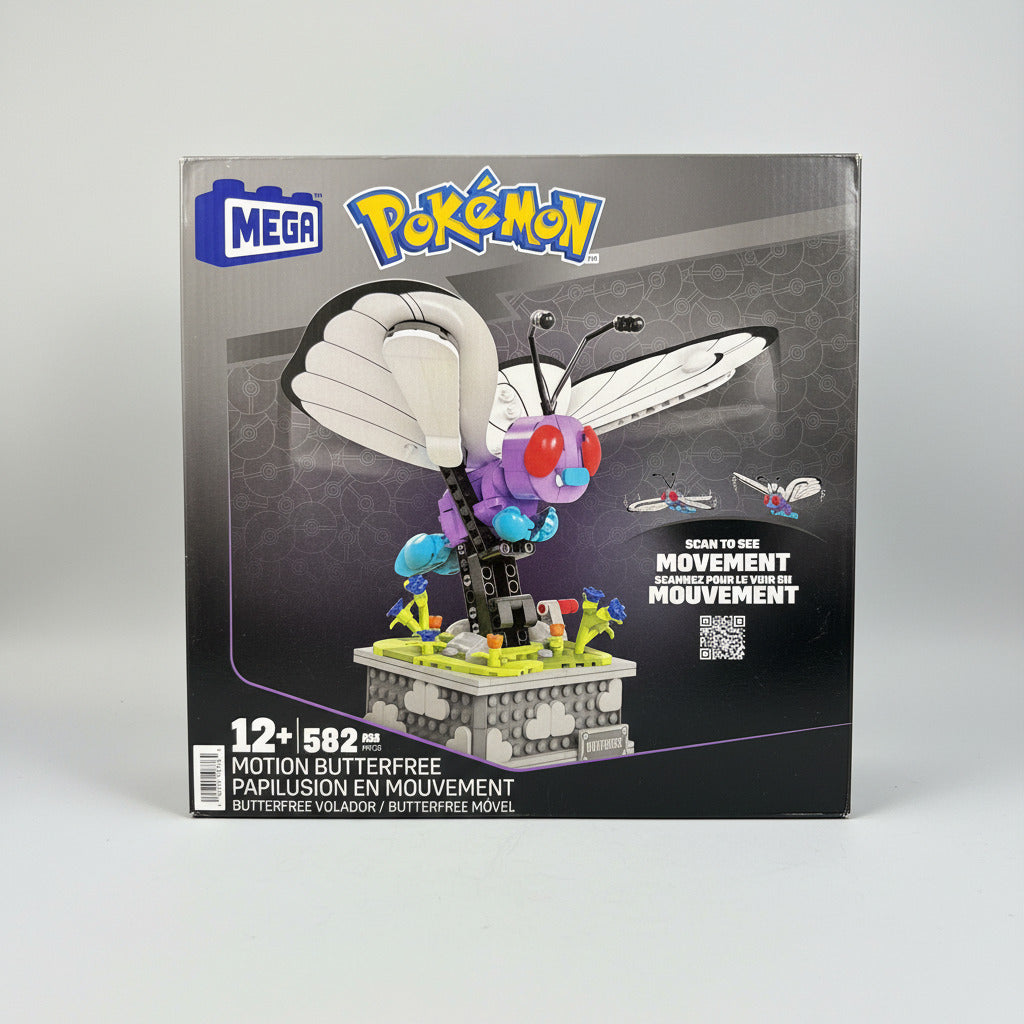 MEGA Pokémon Building Toys Set, Motion Butterfree with 582 Pieces