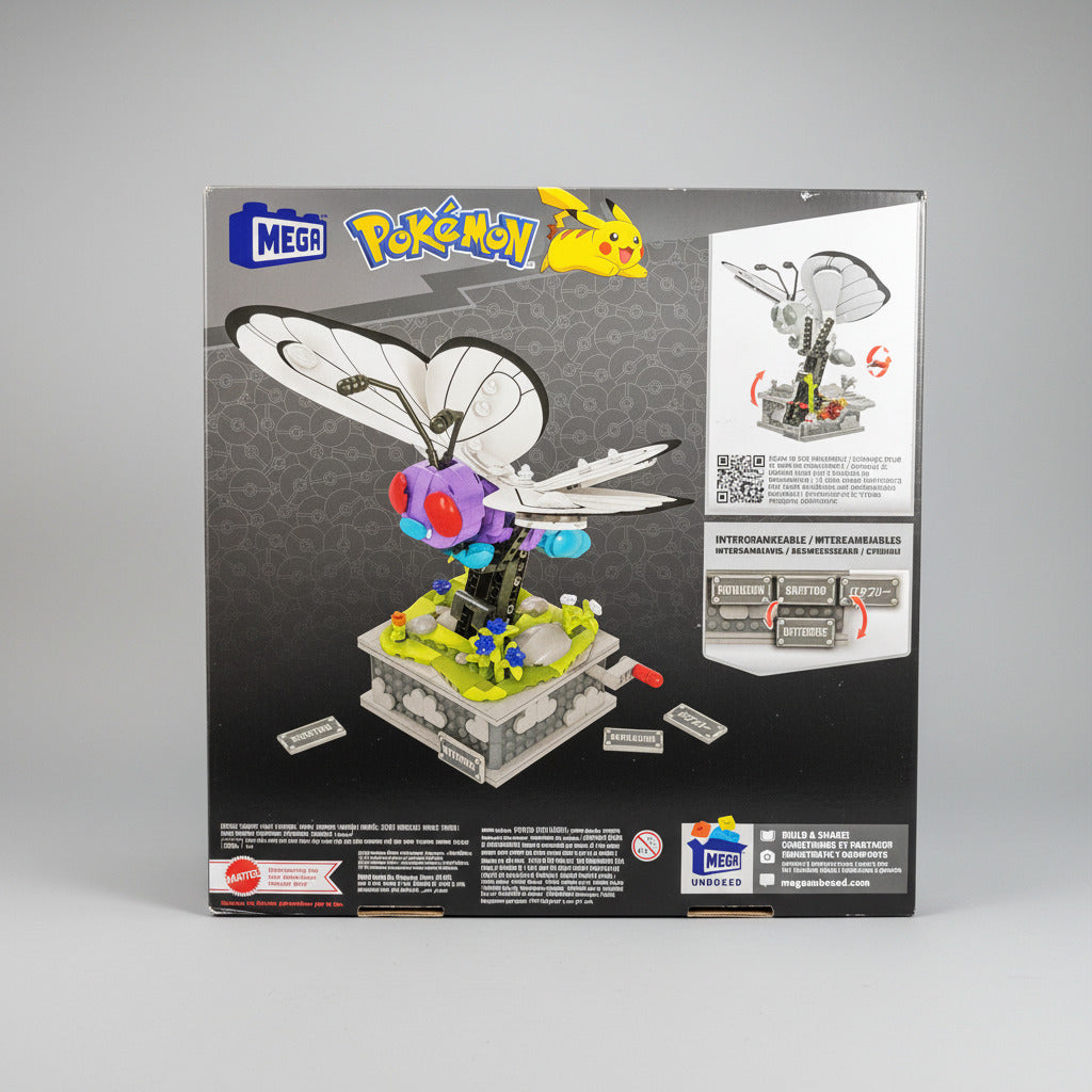 MEGA Pokémon Building Toys Set, Motion Butterfree with 582 Pieces