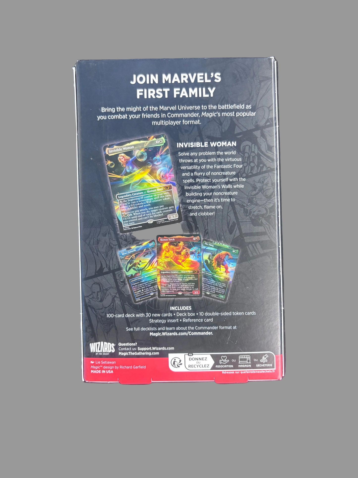Magic: The Gathering Marvel Super Heroes Commander Deck - The Fantastic Four
