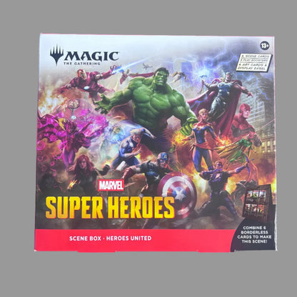 Magic: The Gathering Marvel Super Heroes Scene Box - Heroes United